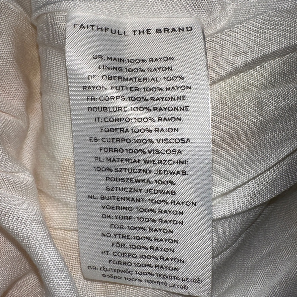 Faithfull The Brand Asturias Midi Halter Strapless Dress - Picture 5 of 7